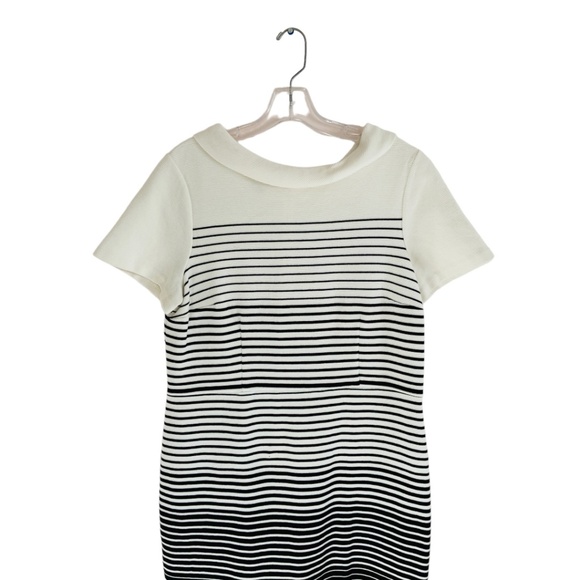 Talbots Striped Ottoman Sheath Dress Size 14 - Picture 4 of 6
